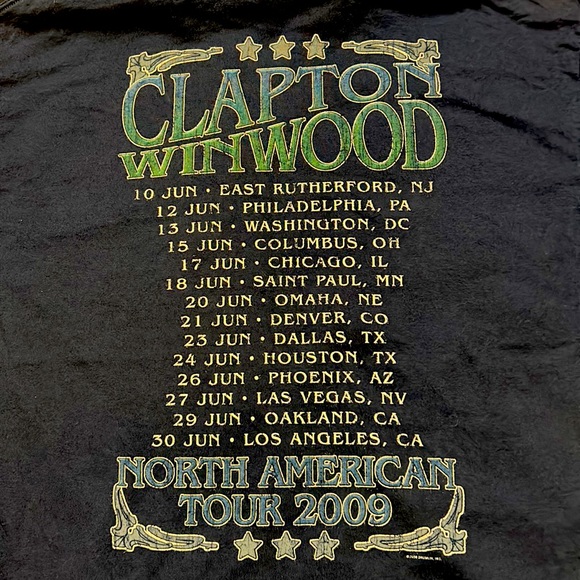 Eric Clapton concert tee 2009 - Picture 5 of 5